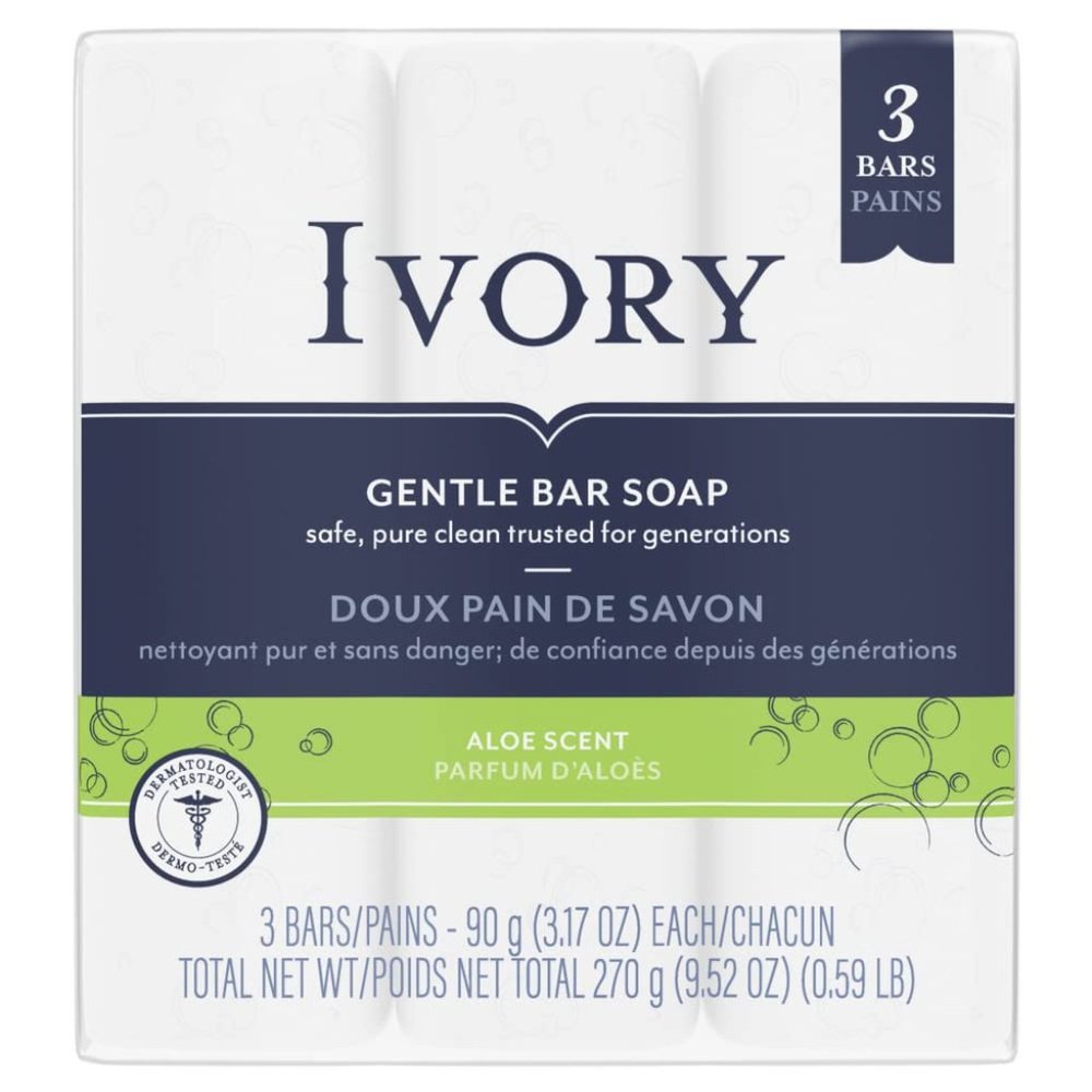 Ivory Simply Ivory Aloe Bath Bar